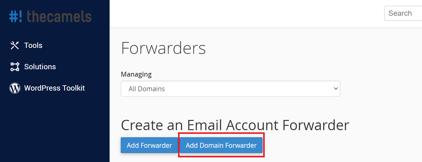 Add an email alias - step 3